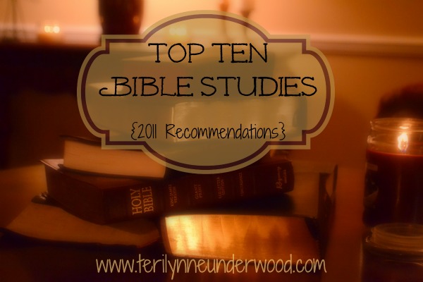 Top Ten Bible Studies {2011 Recommendations}