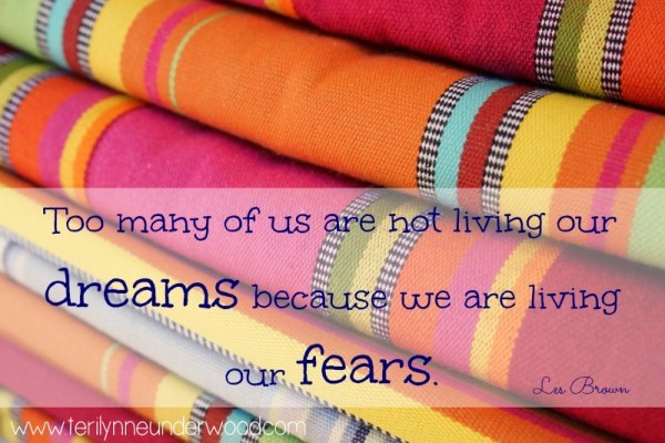 Living Our Fears or Living Our Dreams {a God-sized dreams post}