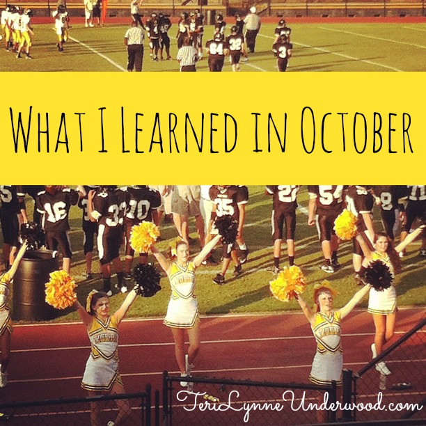 What I Learned in October