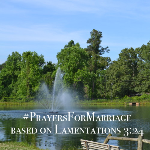 31 Verses to Pray for Your Marriage {Lamentations 3:24}