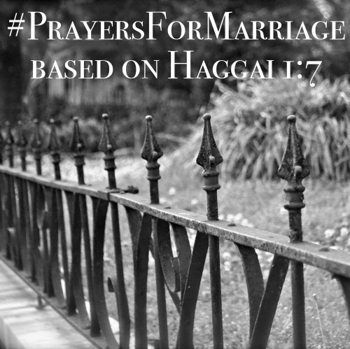 31 Verses to Pray for Your Marriage {Haggai 1:7}