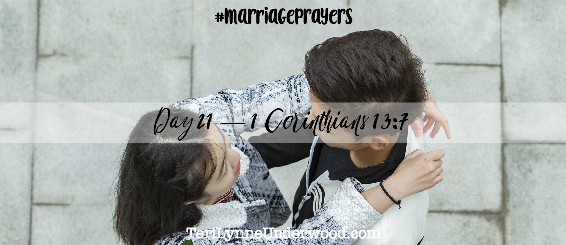 #MarriagePrayers: 1 Corinthians 13:7