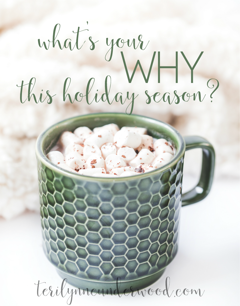 What’s Your WHY? Living Your Priorities this Christmas